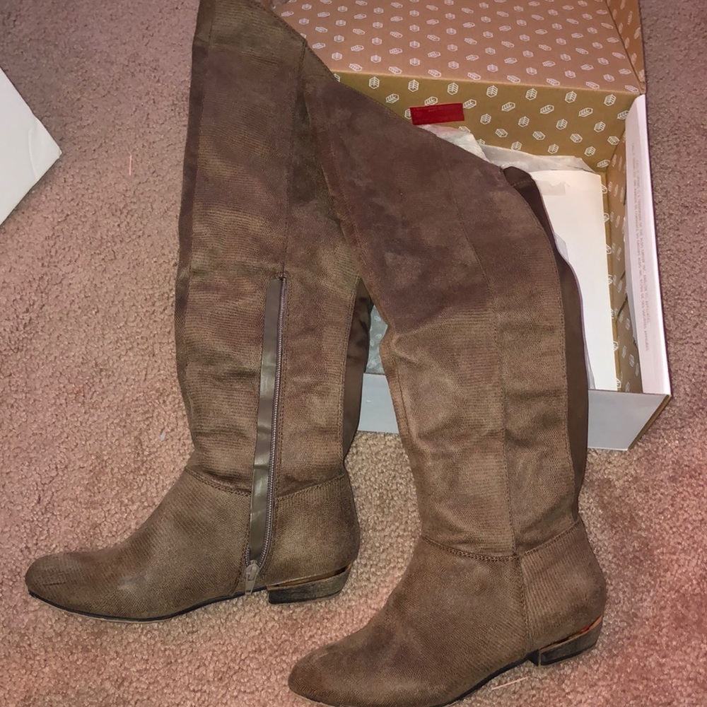 Call it spring tall brown boots
